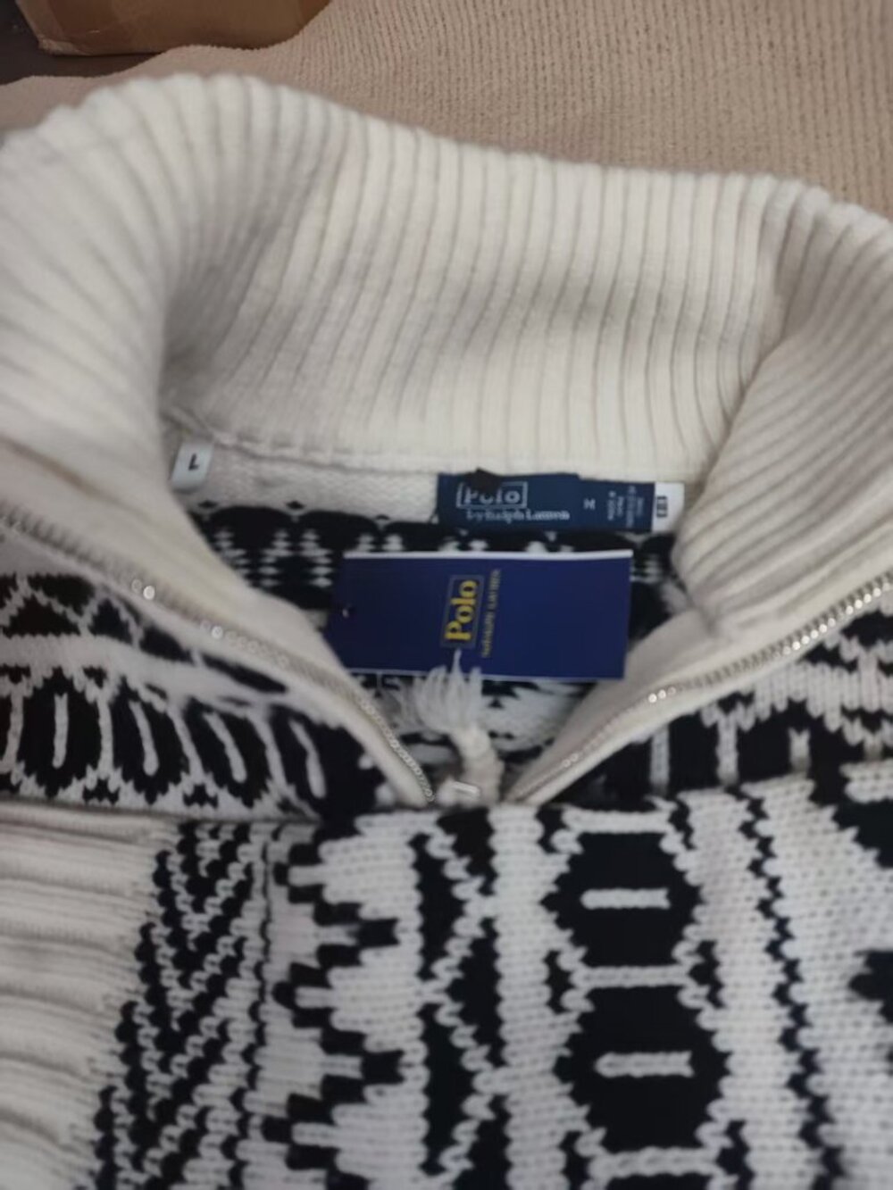 Polo Ralph Lauren Polo Bear Quarter Zip Sweater - Picture 4 of 7